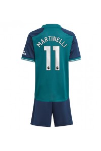 Arsenal Gabriel Martinelli #11 Jalkapallovaatteet Lasten Kolmas peliasu 2023-24 Lyhythihainen (+ Lyhyet housut)